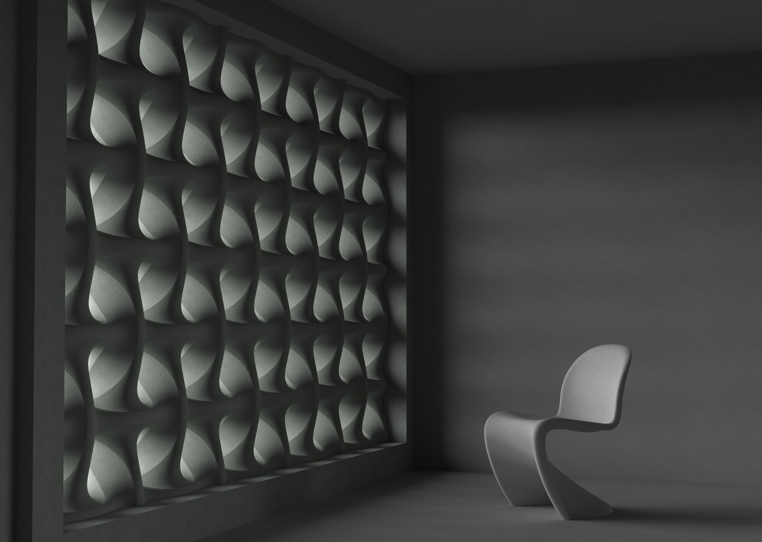 Erwin Hauer light-diffusing wall 3D model | CGTrader