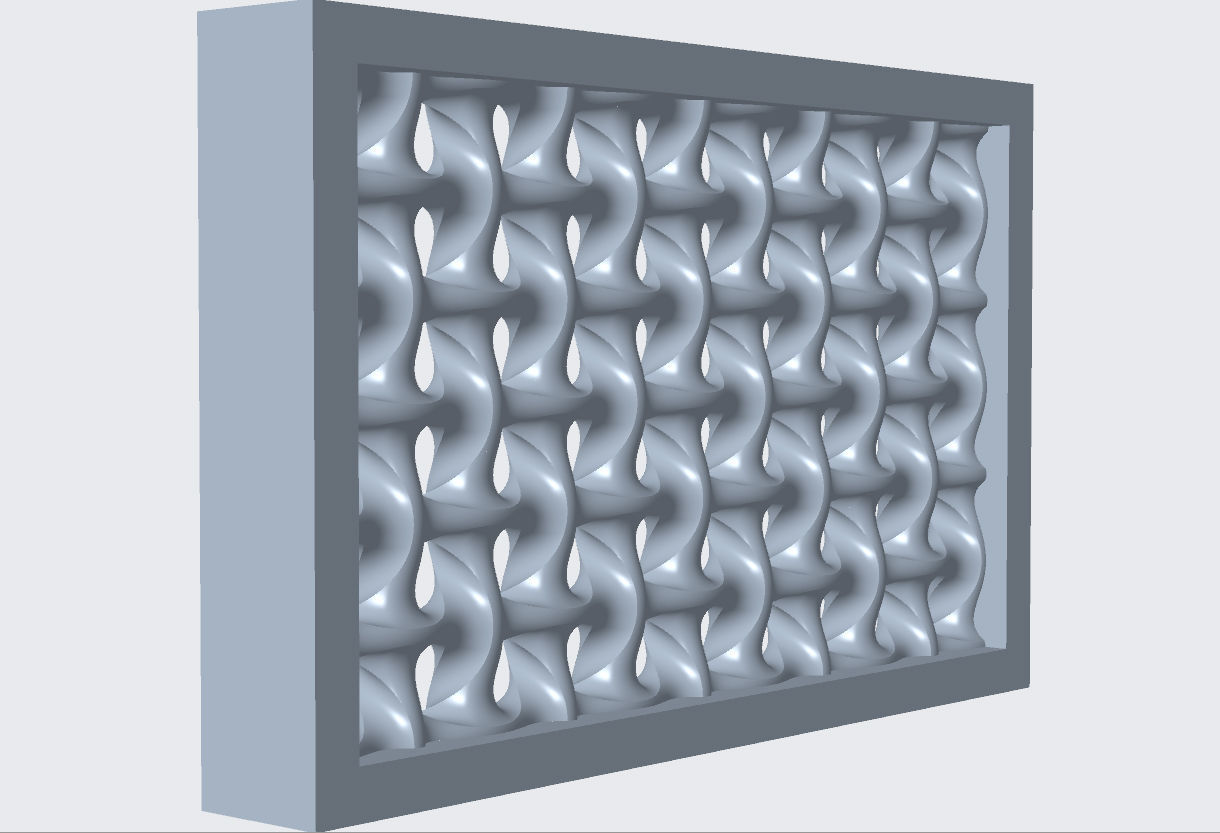 Erwin Hauer light-diffusing wall 3D model | CGTrader