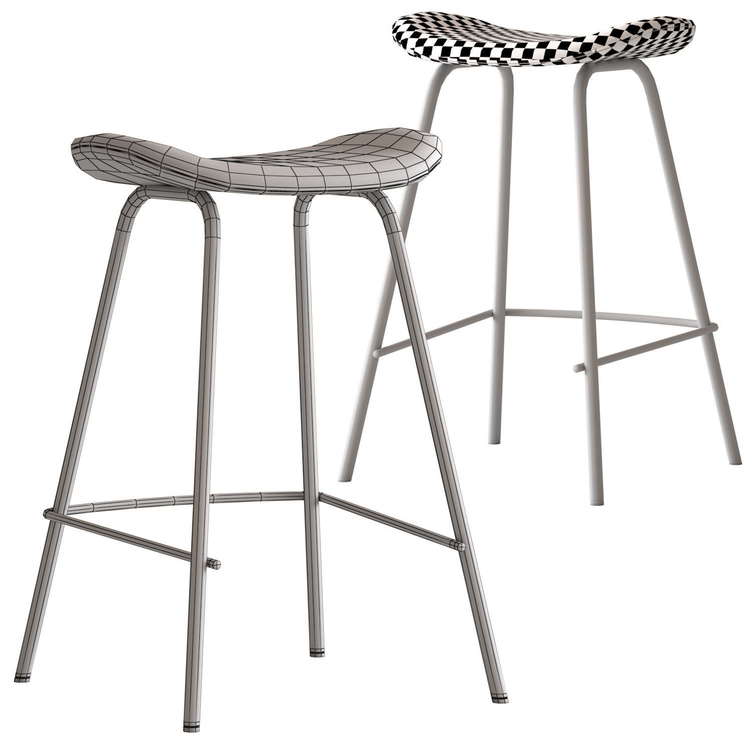 Globewest Tobi Barstool 3D model_5