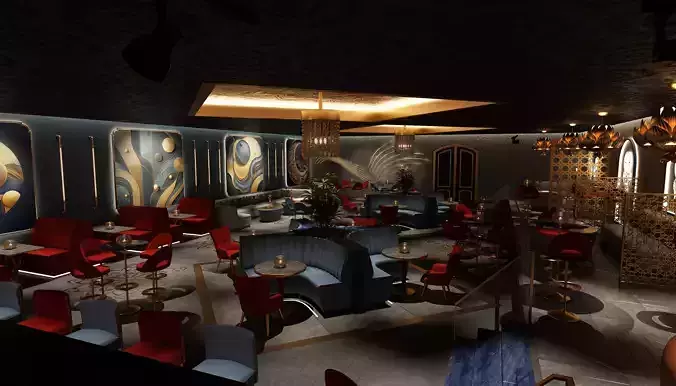 bar coffee restaurant night club interior design