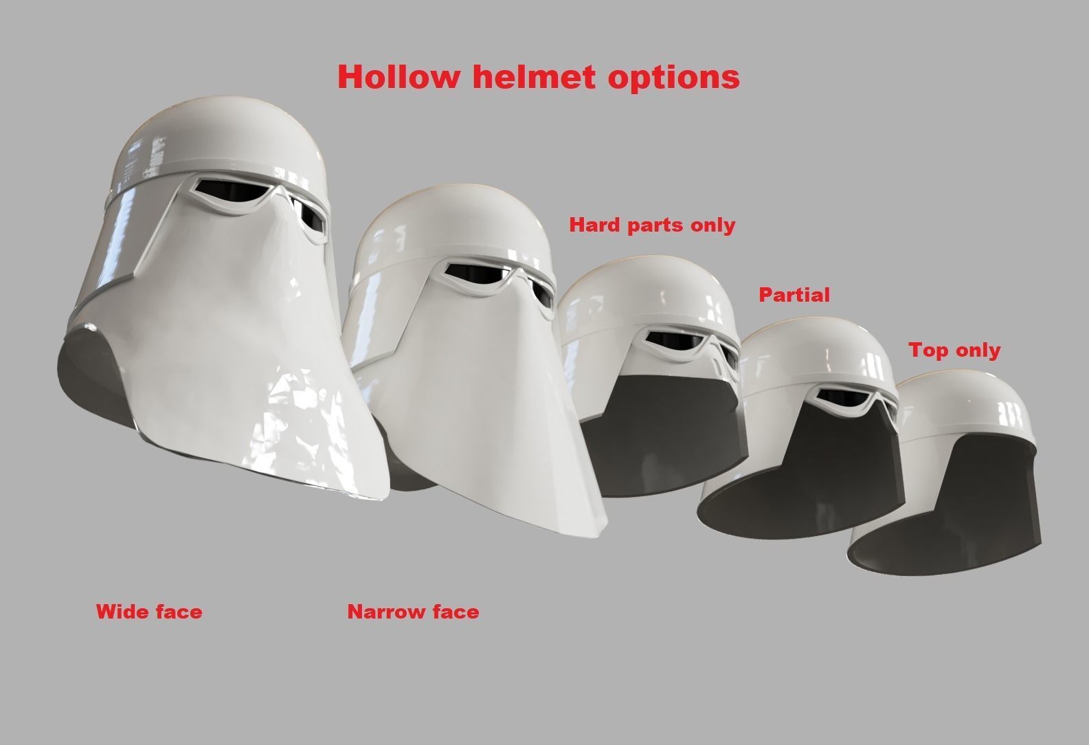 Imperial Snowtrooper grunt armor for sixth scale custom figure 3D print model_6