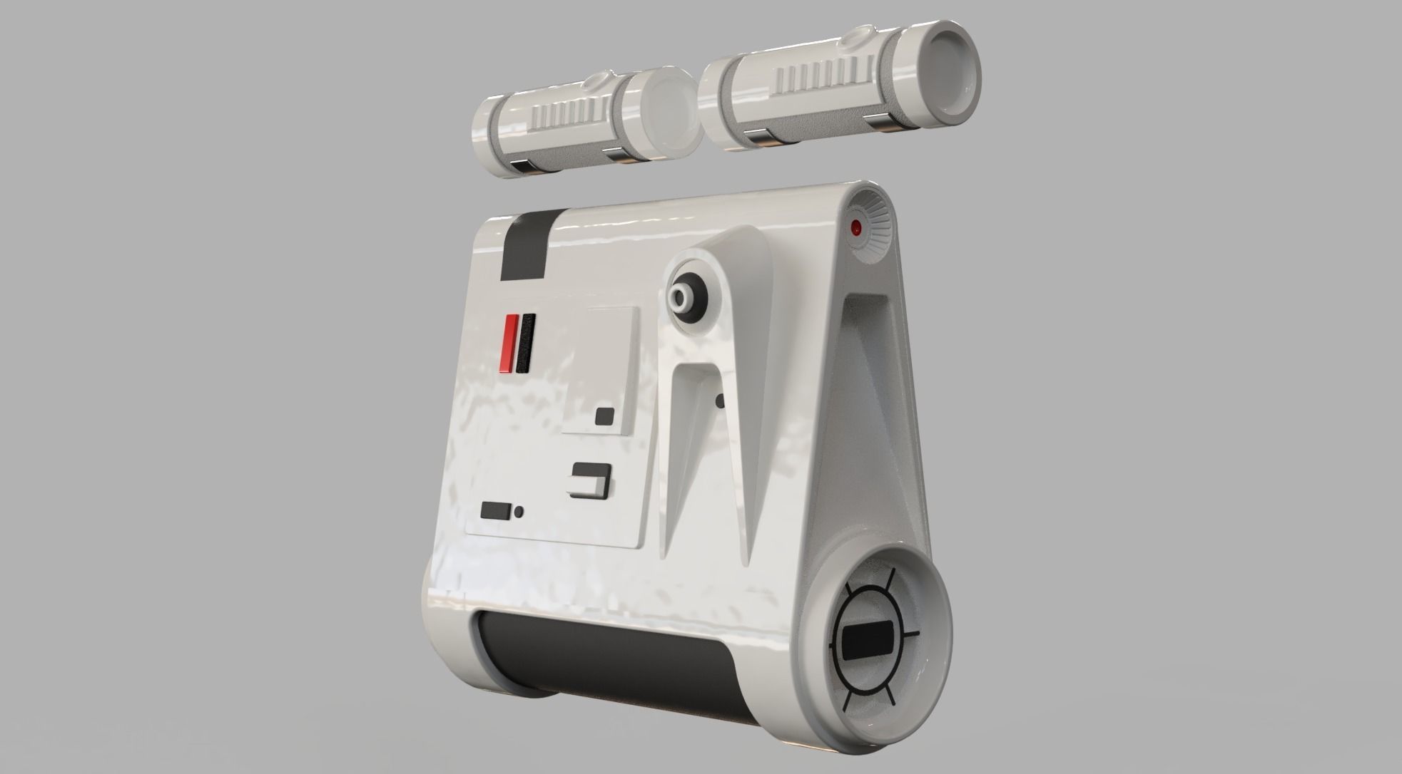 Imperial Snowtrooper grunt armor for sixth scale custom figure 3D print model_12