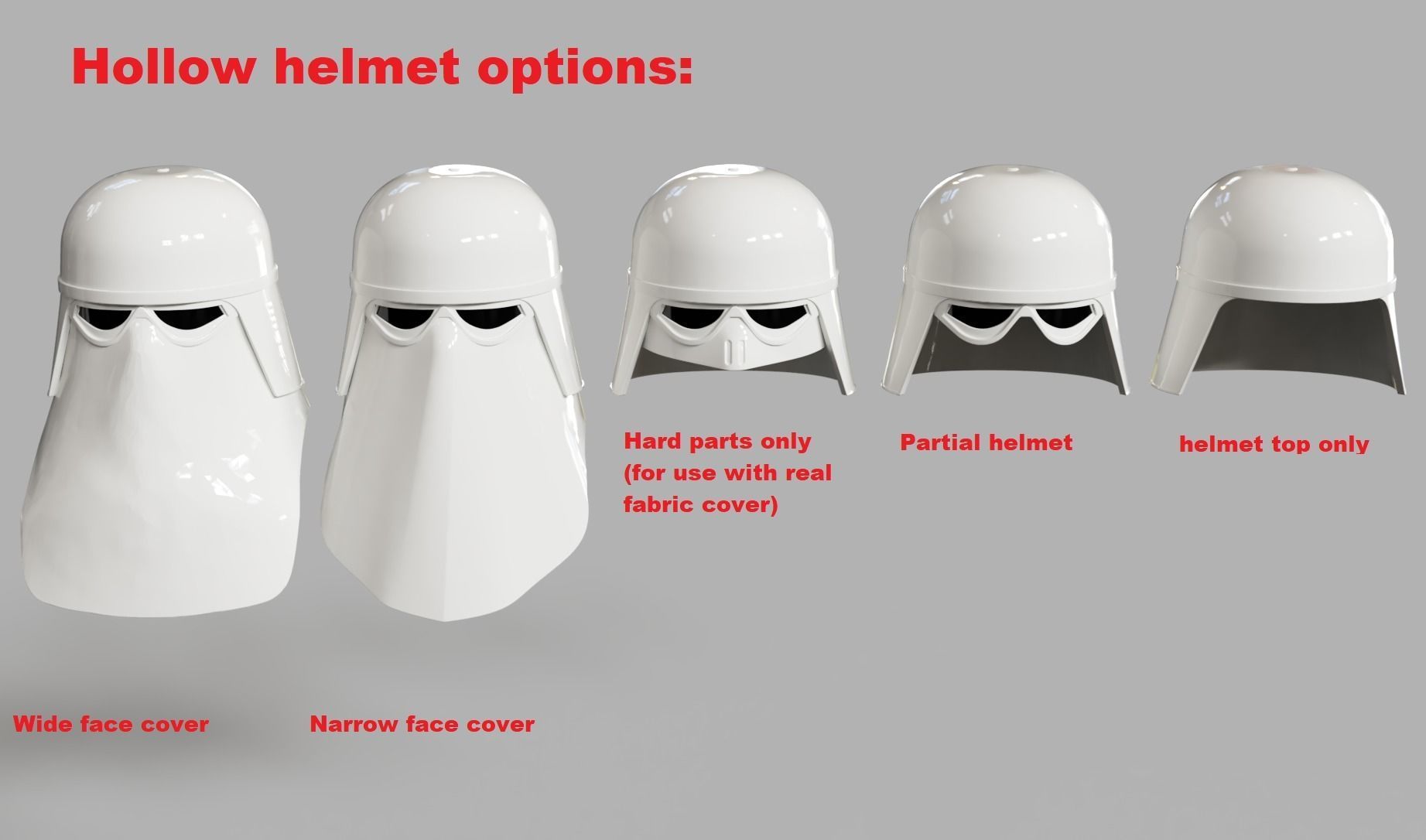 Imperial Snowtrooper grunt armor for sixth scale custom figure 3D print model_5