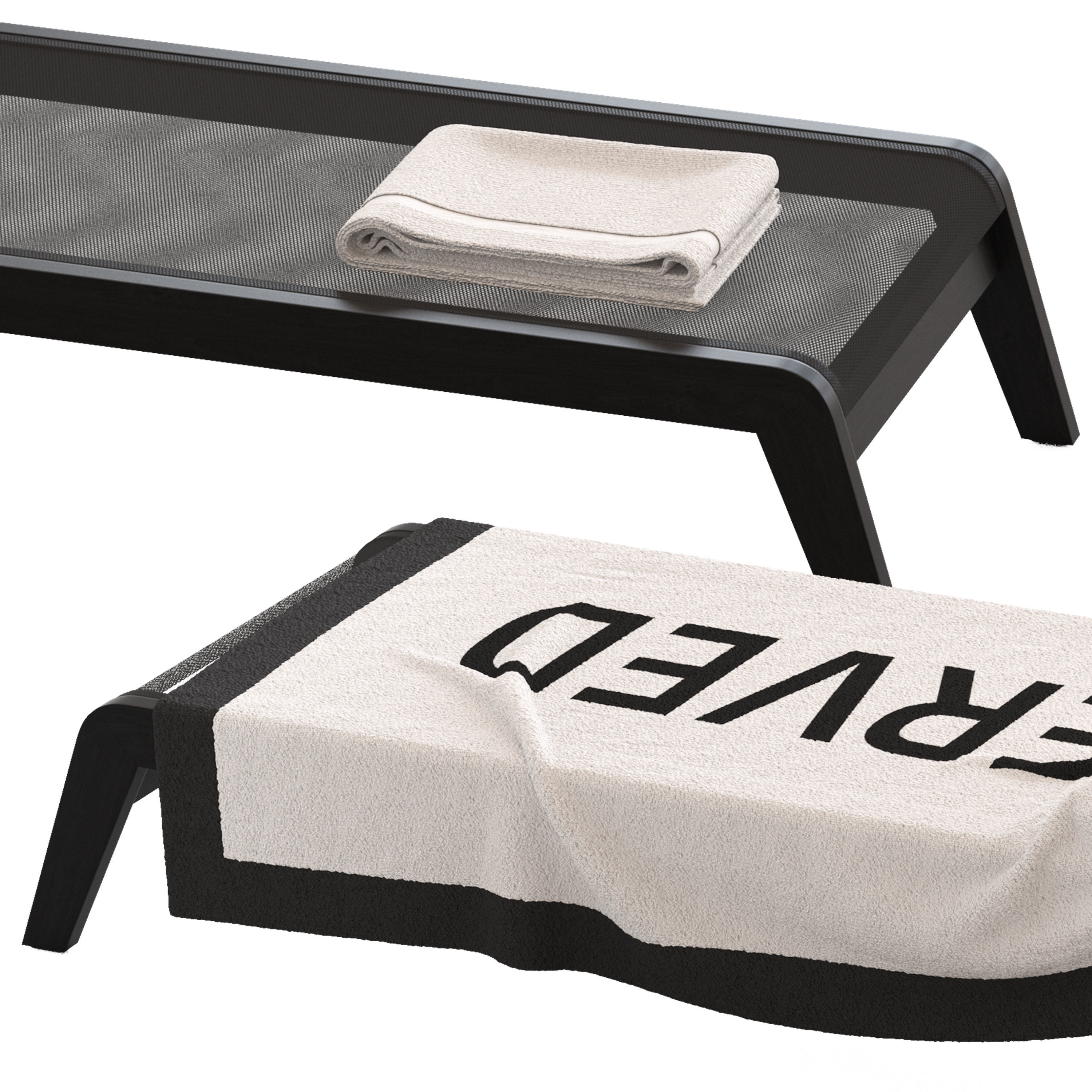 HARBOUR Pacific Stacking Sunlounge 3D model_1