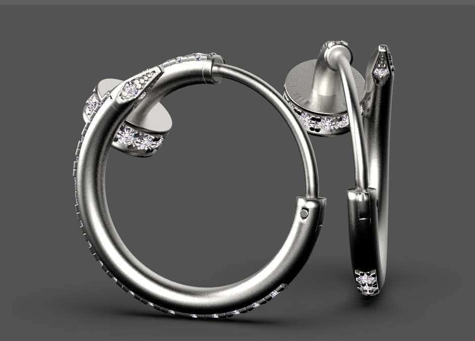 ring nail 3D print model_10