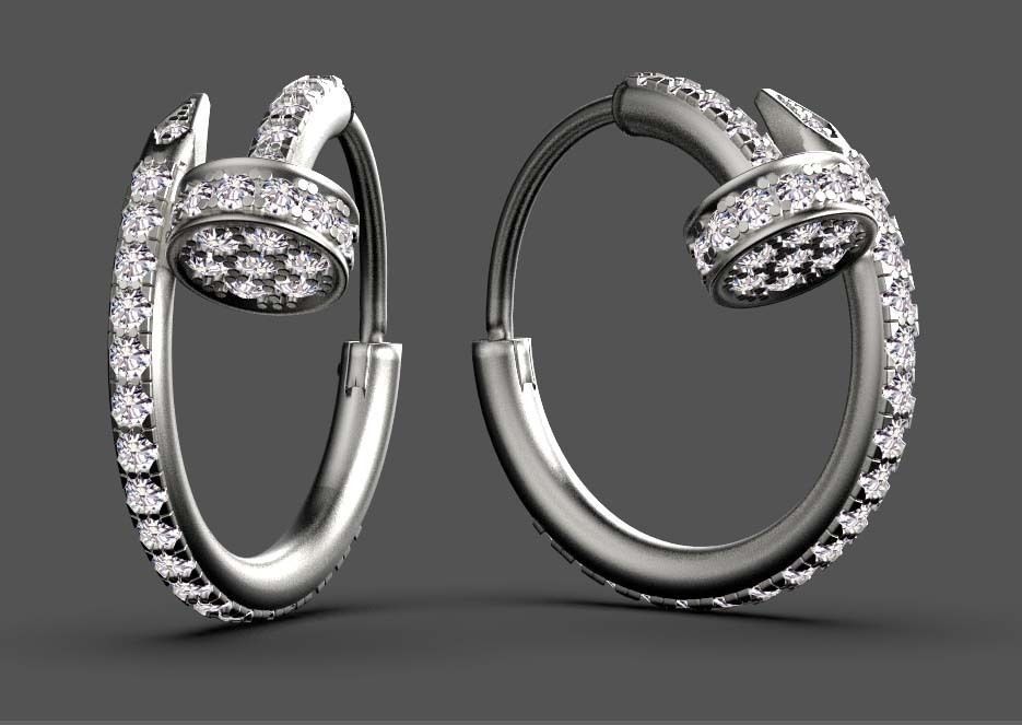 ring nail 3D print model_2