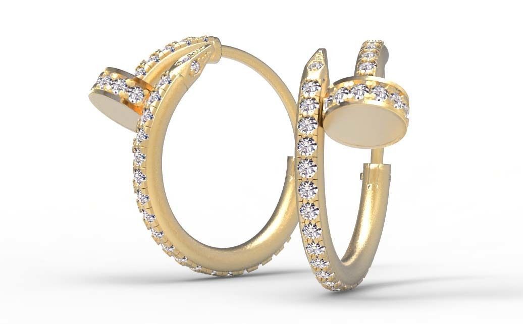 ring nail 3D print model_7