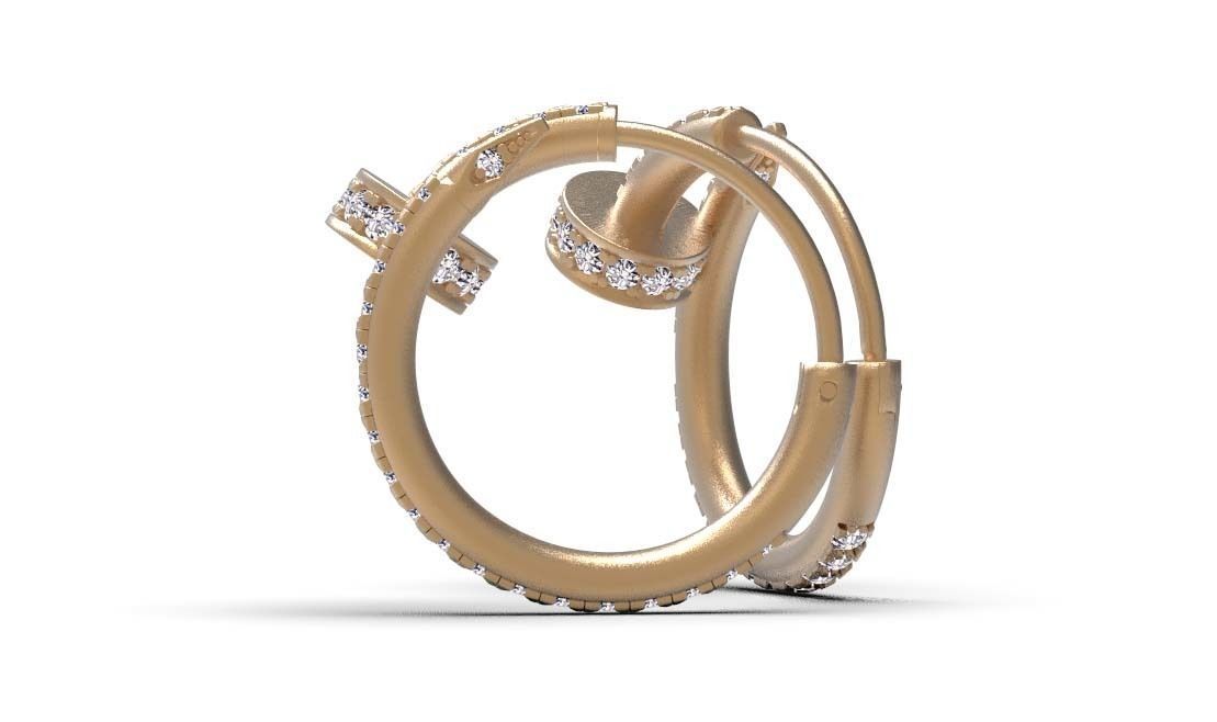 ring nail 3D print model_8