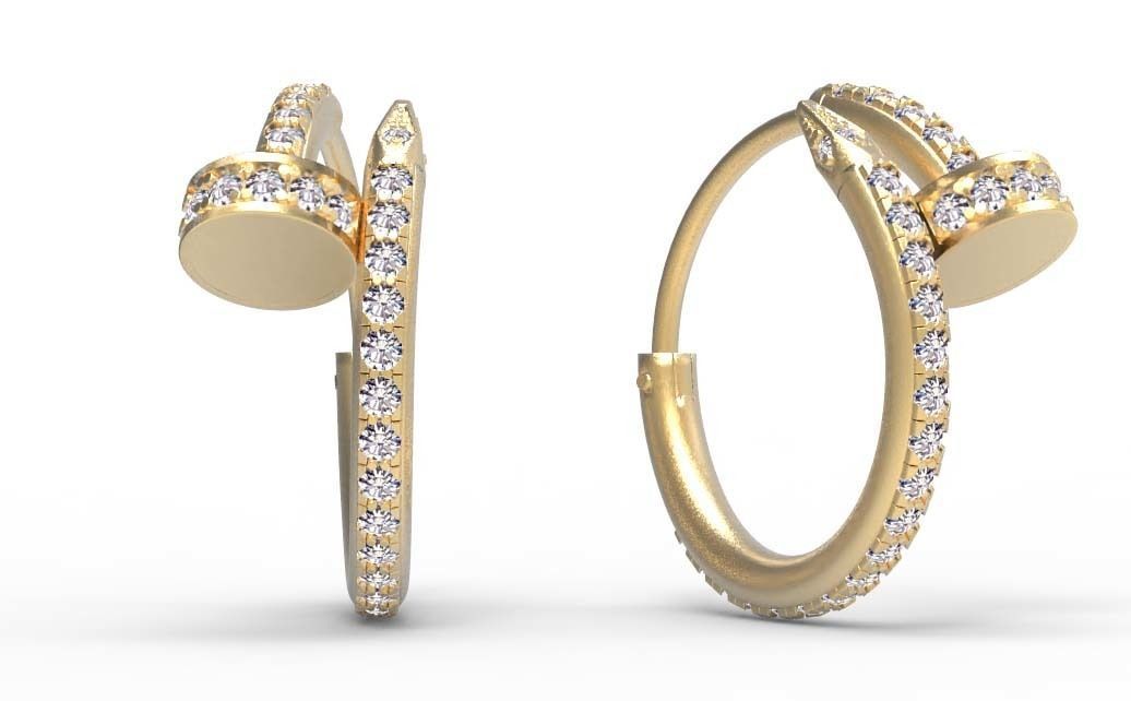 ring nail 3D print model_4