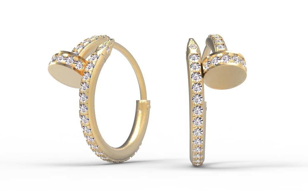 ring nail 3D print model_9