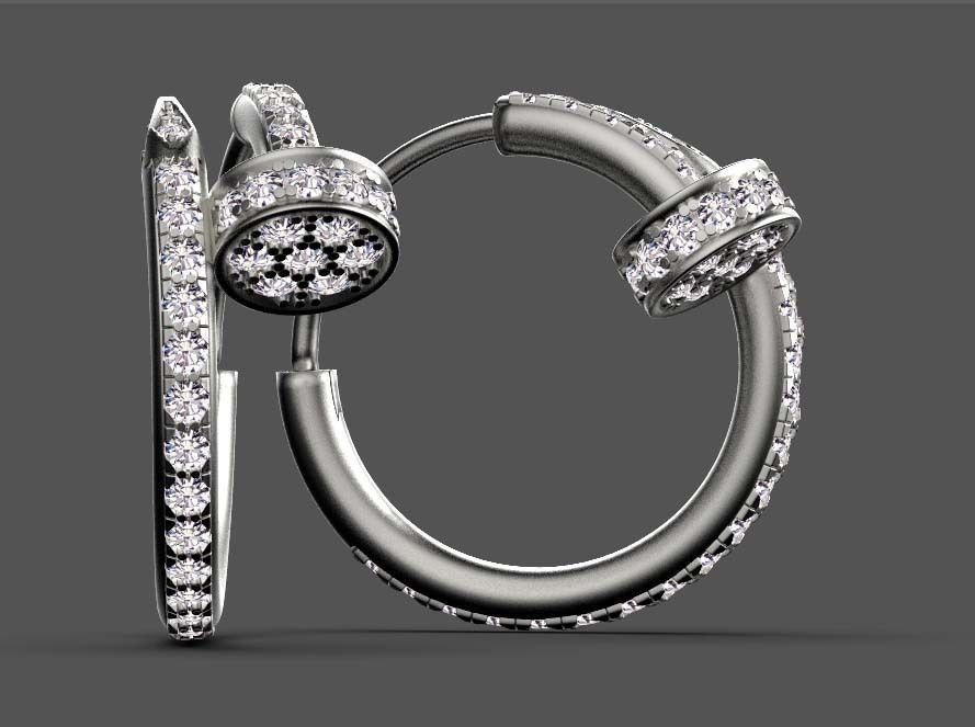 ring nail 3D print model_17