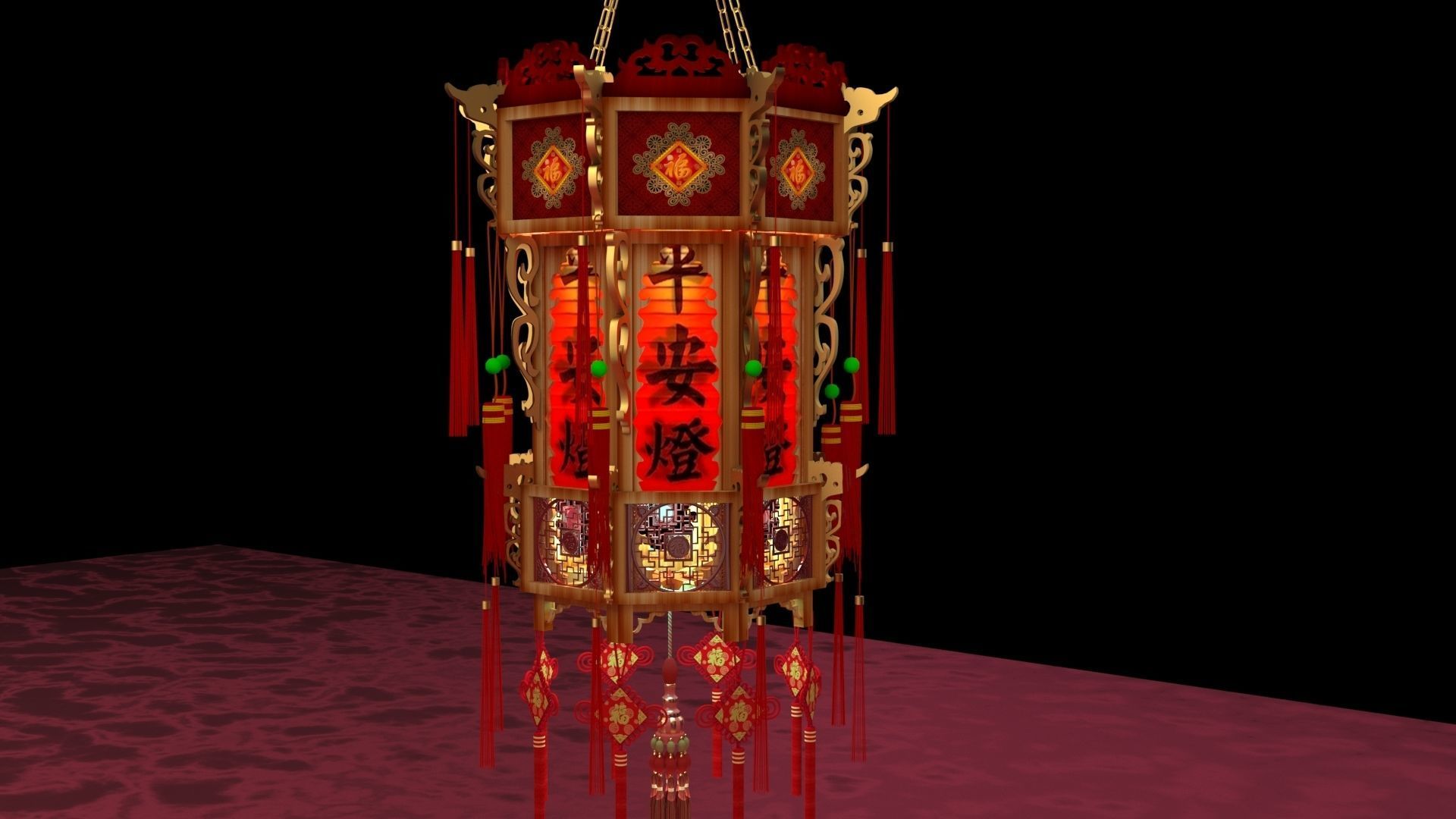 Chinese palace  3D model_3