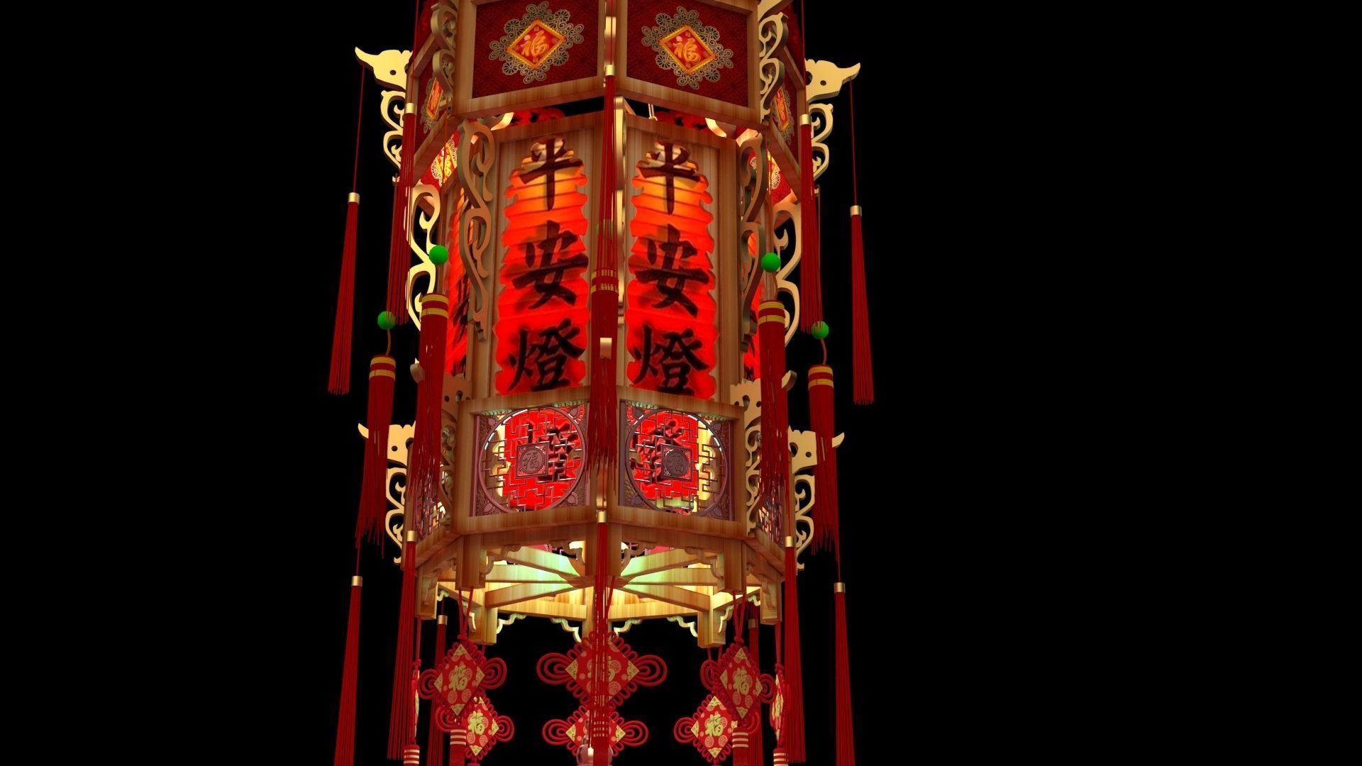 Chinese palace  3D model_5