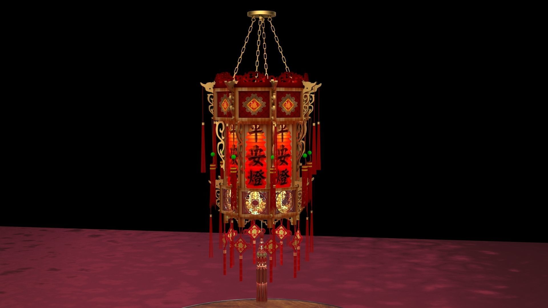 Chinese palace  3D model_2