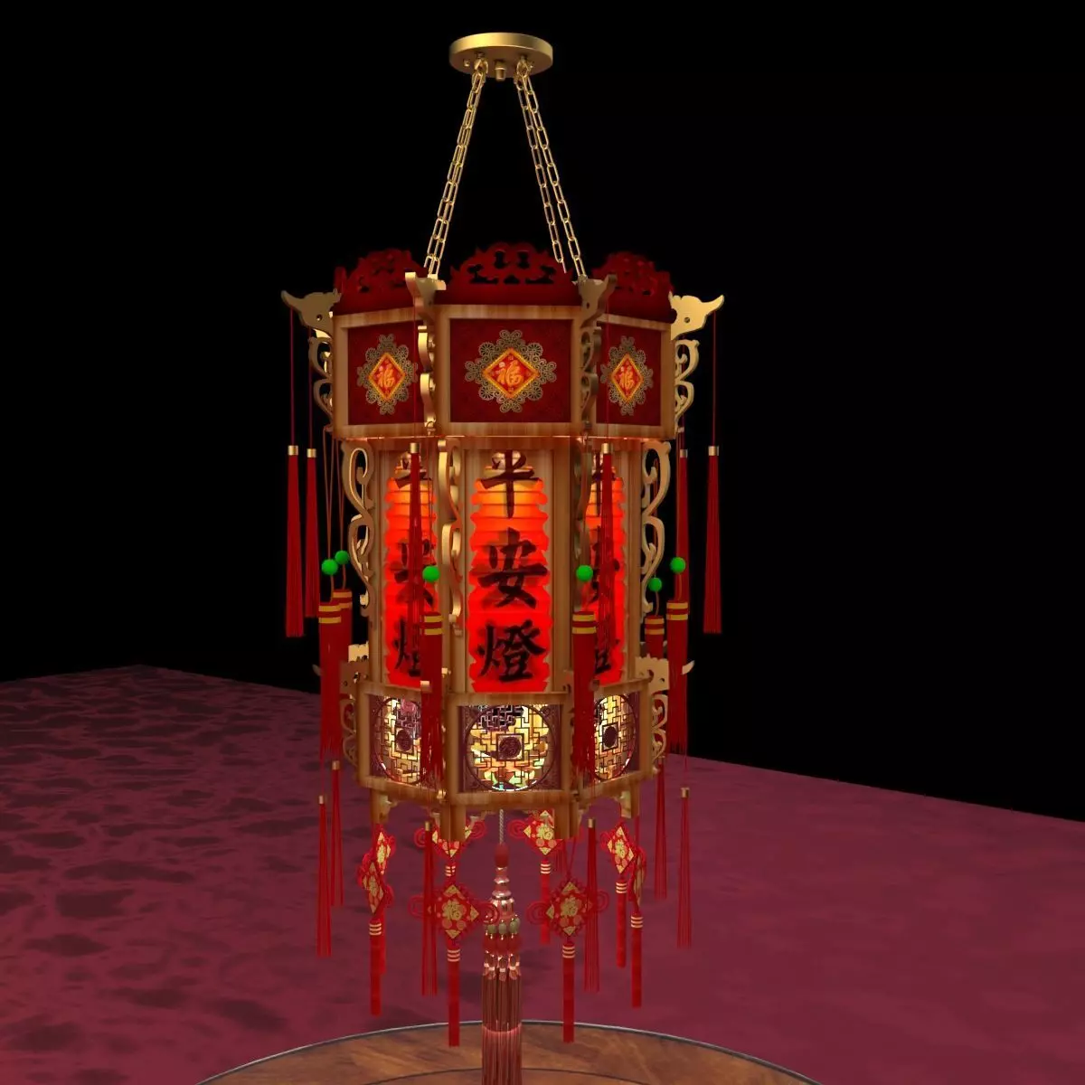 Chinese palace  3D model_0