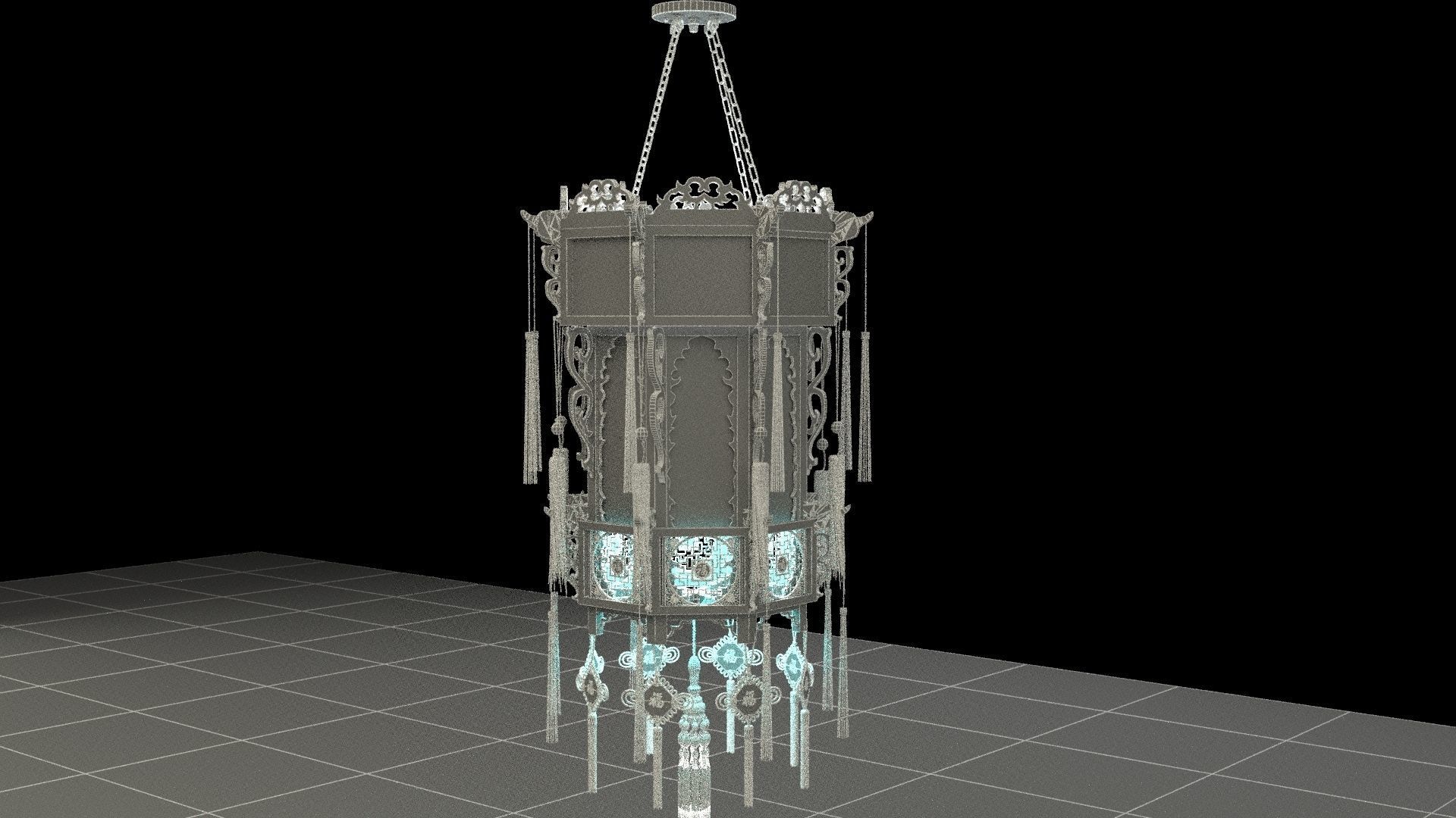 Chinese palace  3D model_6