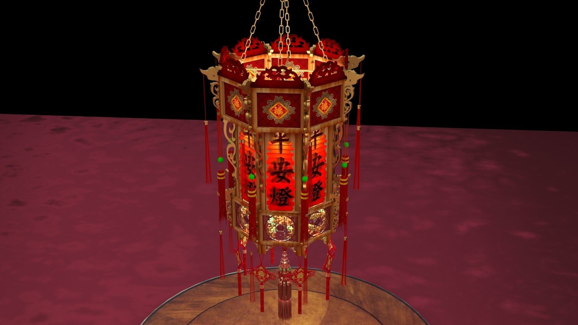 Chinese palace  3D model_4