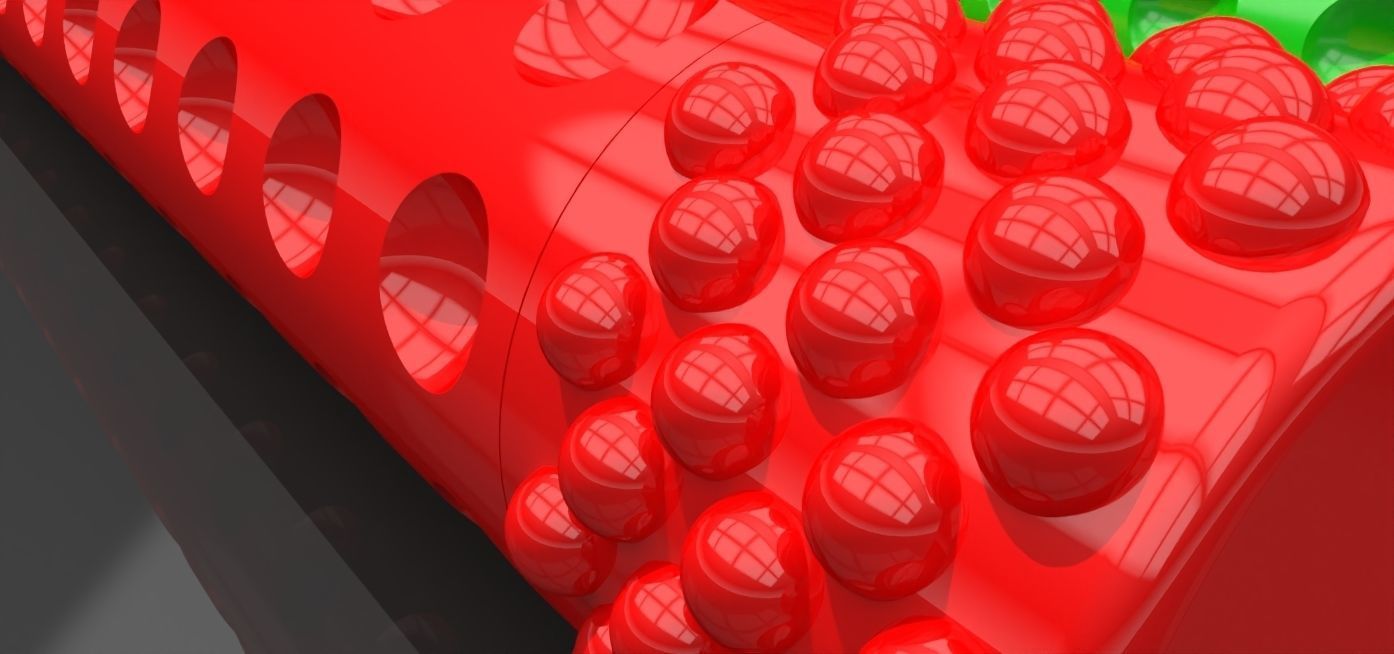 A container with threaded screw on cap 3D print model_7