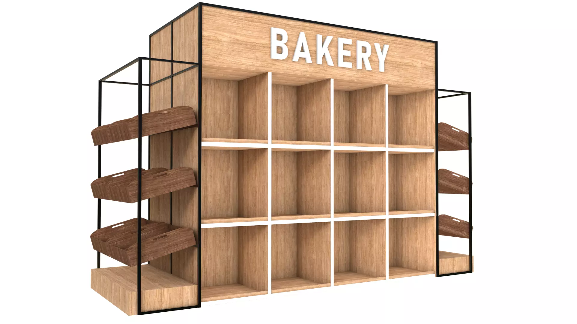Bakery Shelf 3D model_0