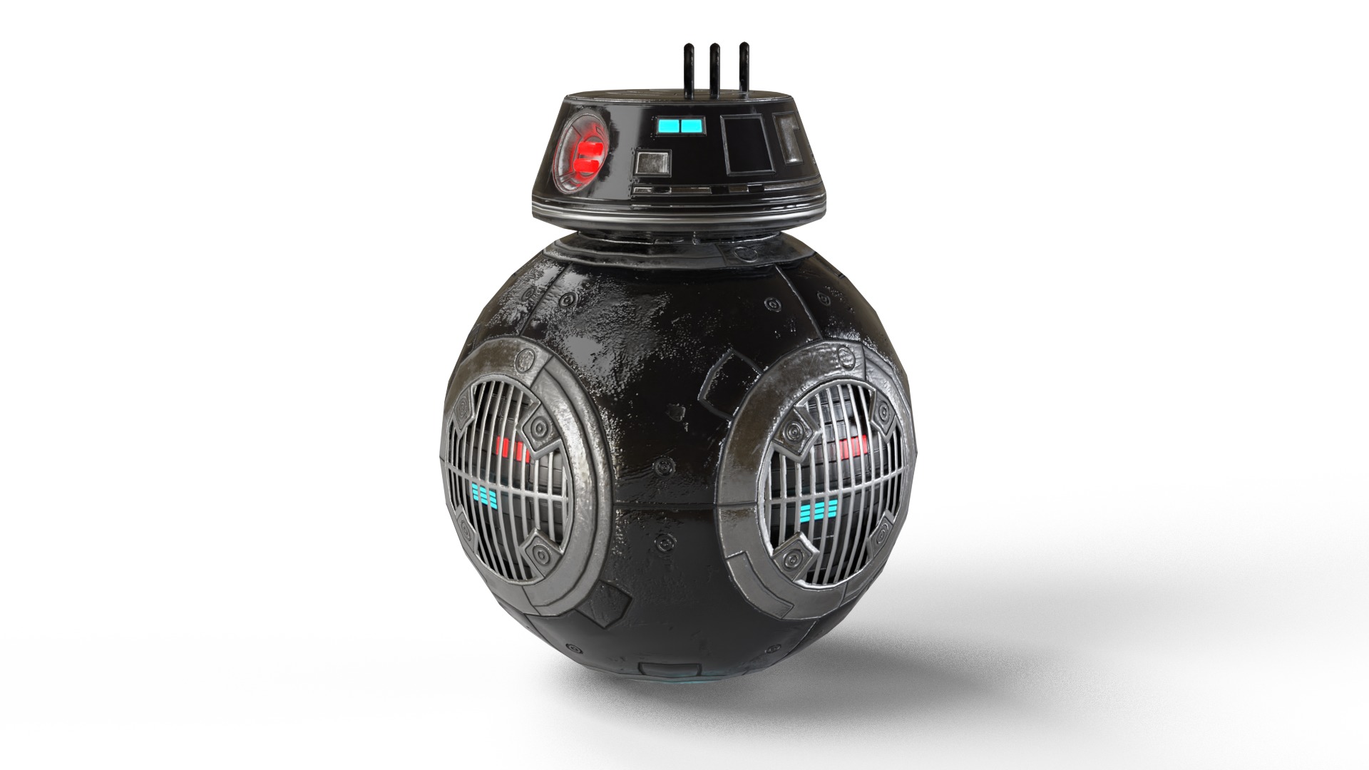 BB-9E Low-poly 3D model_6