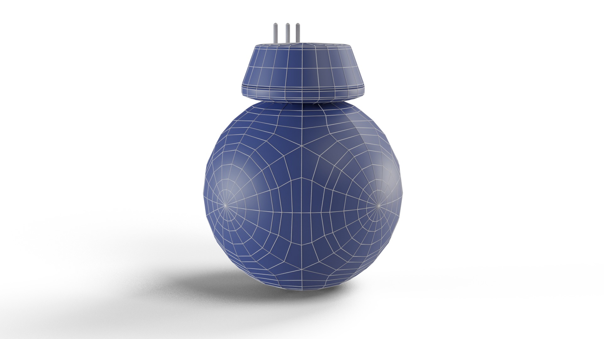 BB-9E Low-poly 3D model_21