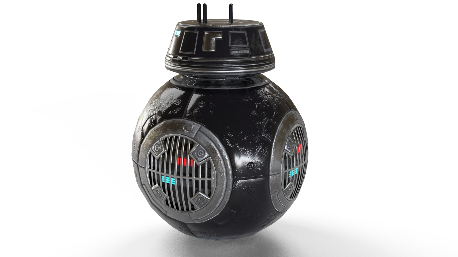 BB-9E Low-poly 3D model_5