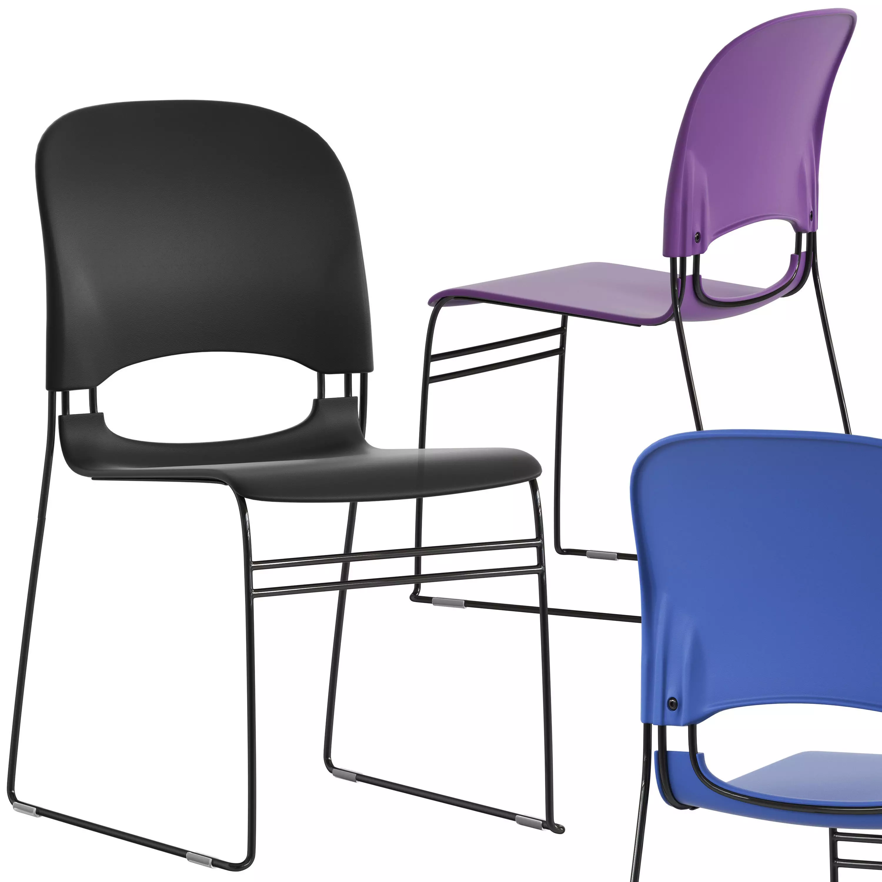 Herman Miller Limerick Chairs 3D model_0