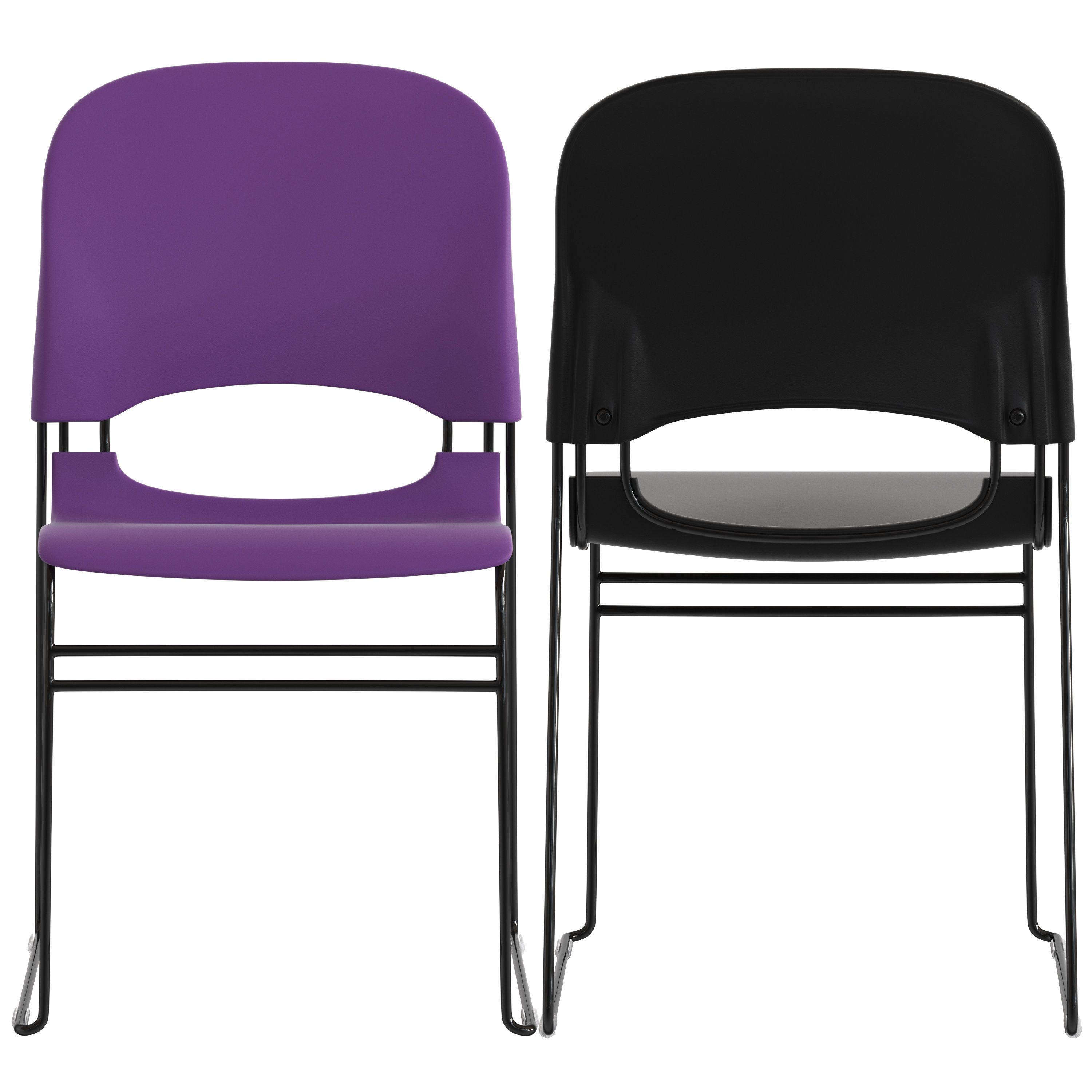 Herman Miller Limerick Chairs 3D model_2