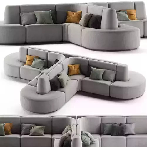 Bistro sofa grey