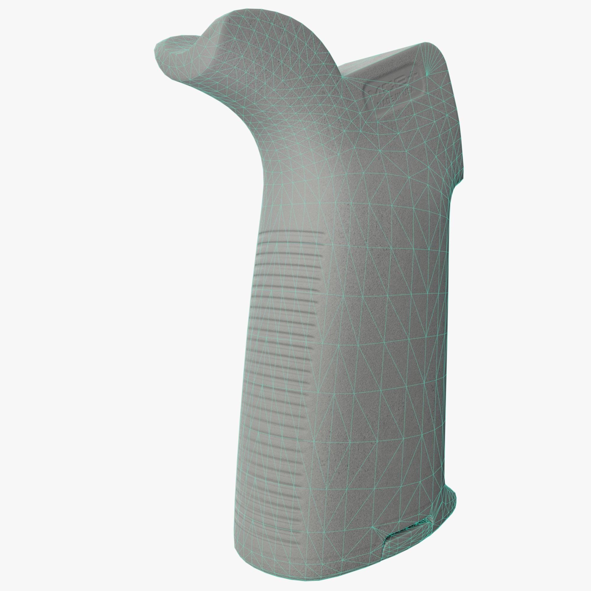 Magpul moe grip Low-poly 3D model_31