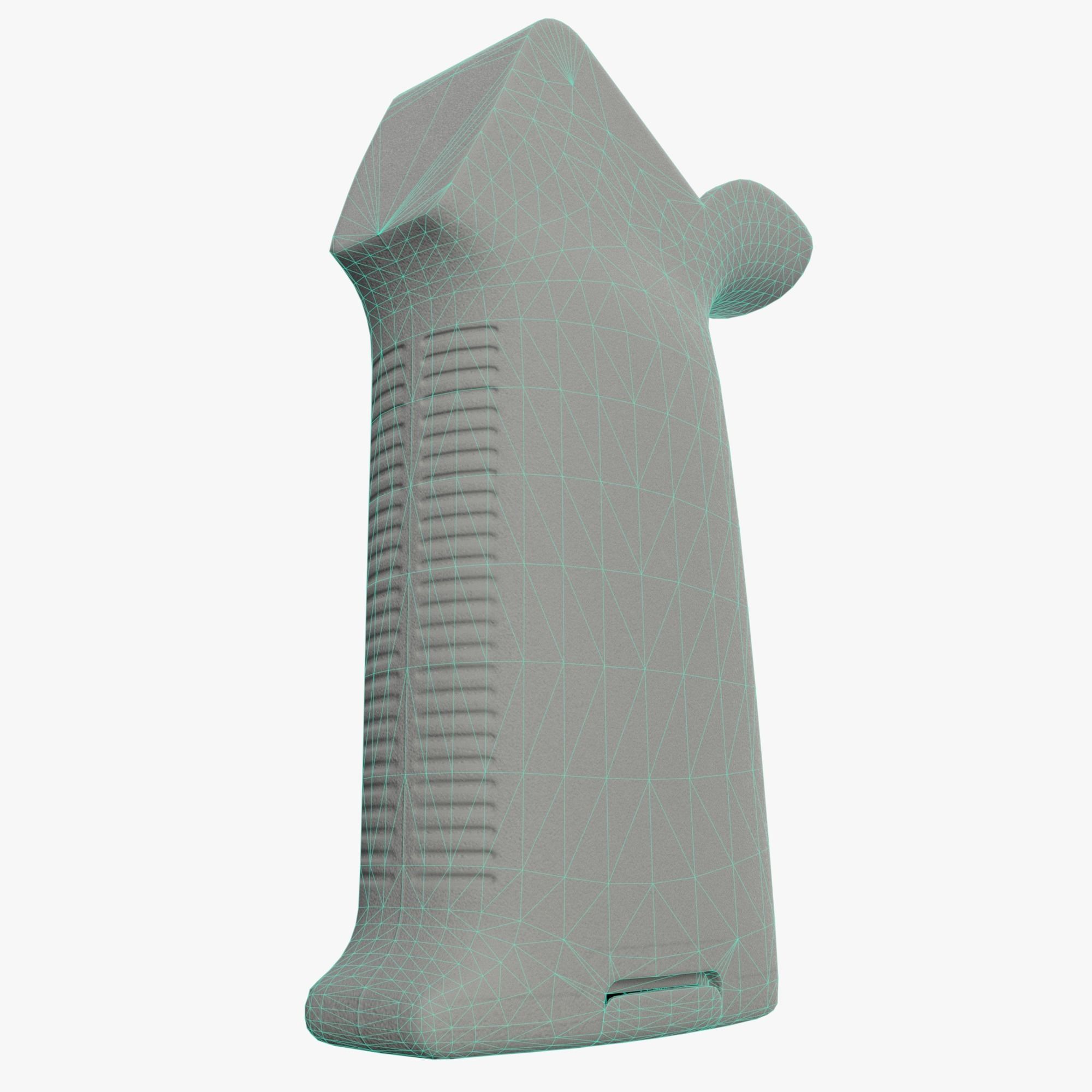 Magpul moe grip Low-poly 3D model_32