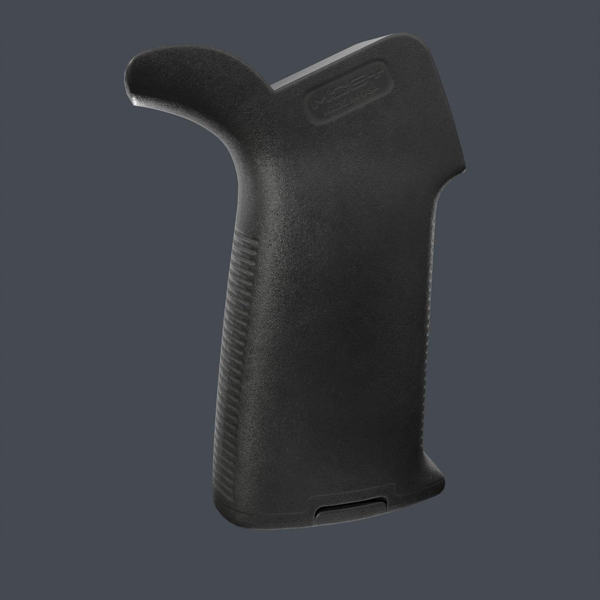 Magpul moe grip Low-poly 3D model_9