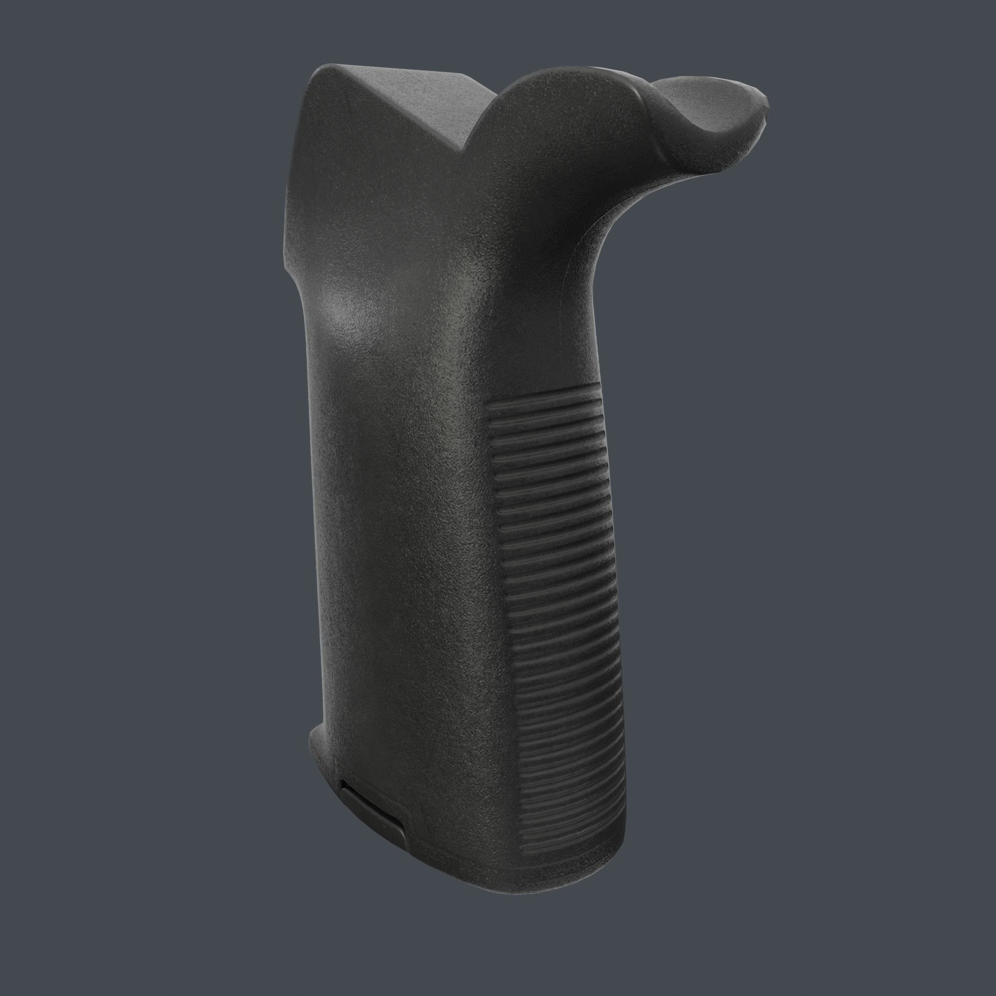 Magpul moe grip Low-poly 3D model_17