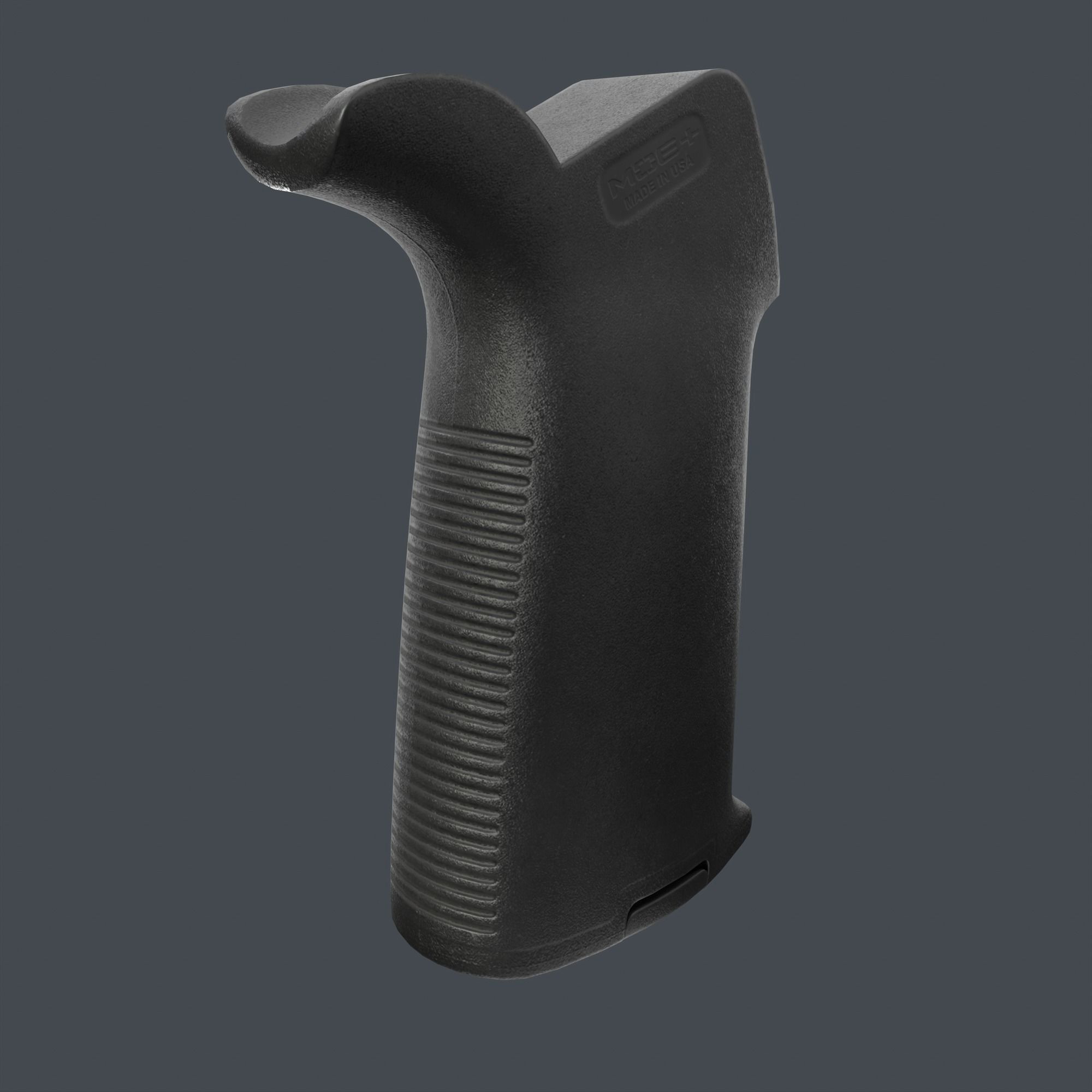 Magpul moe grip Low-poly 3D model_11
