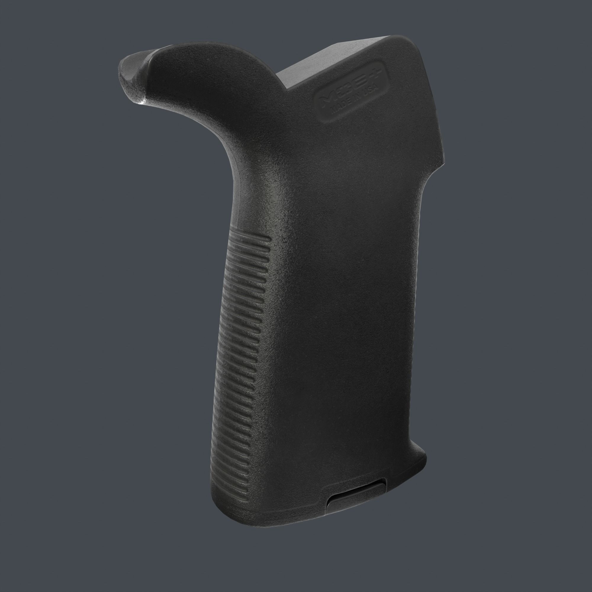 Magpul moe grip Low-poly 3D model_10