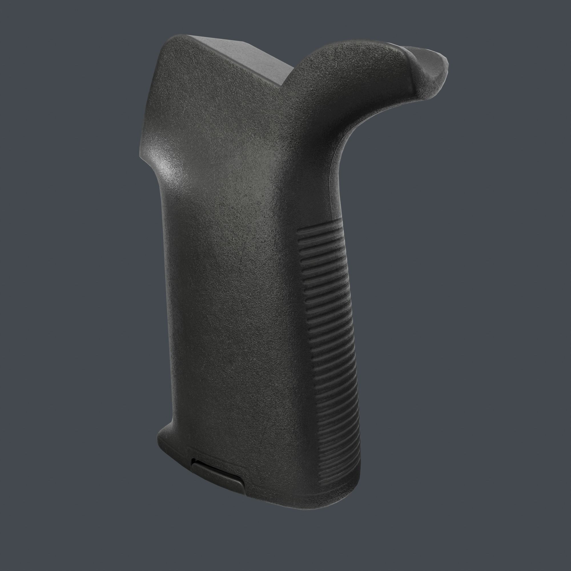 Magpul moe grip Low-poly 3D model_18