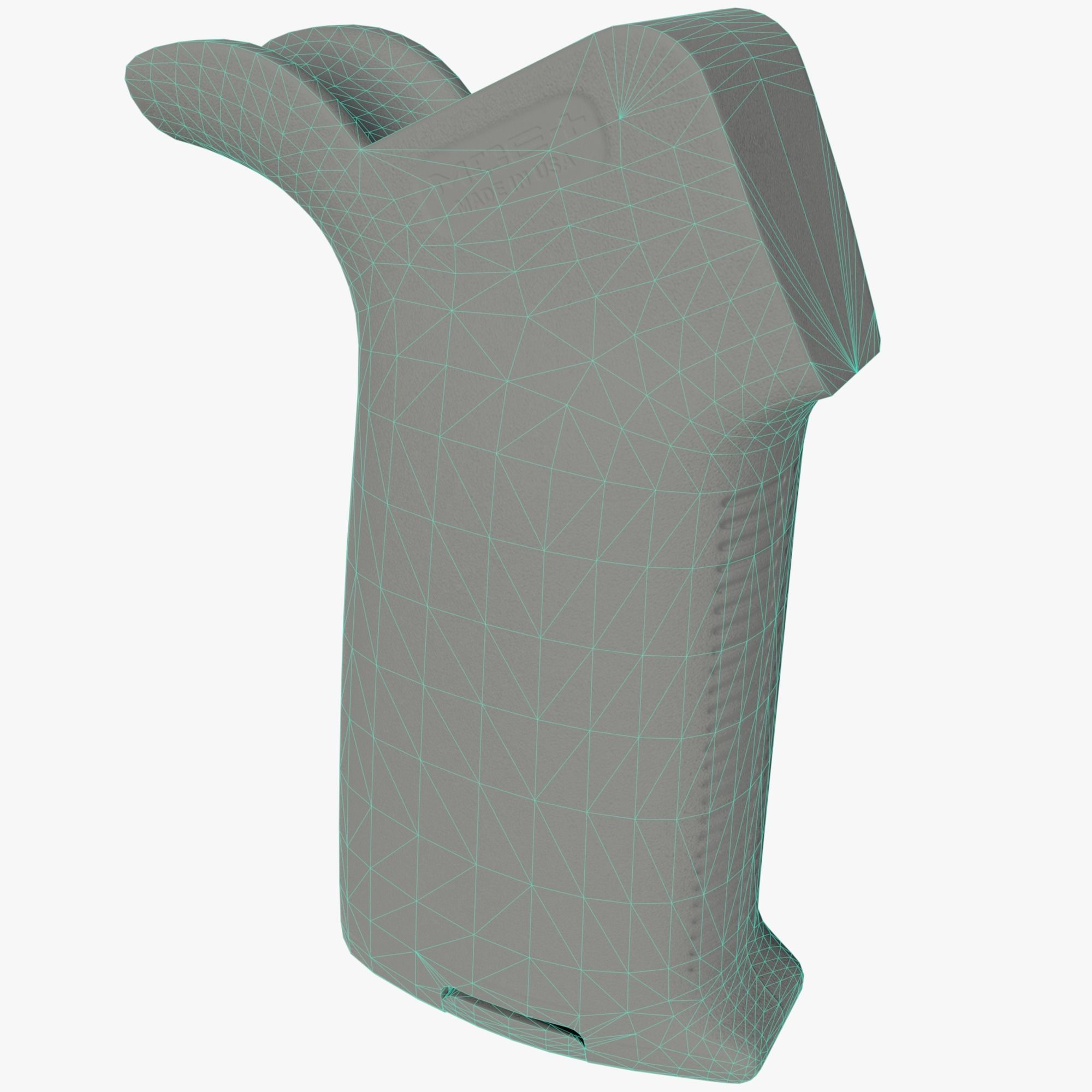 Magpul moe grip Low-poly 3D model_30