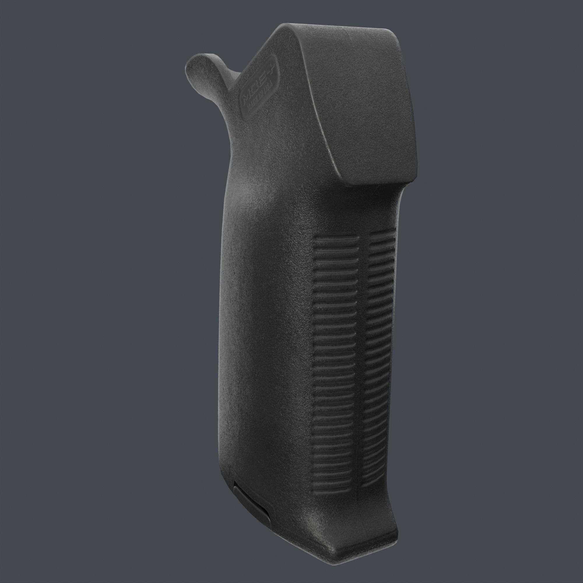 Magpul moe grip Low-poly 3D model_28