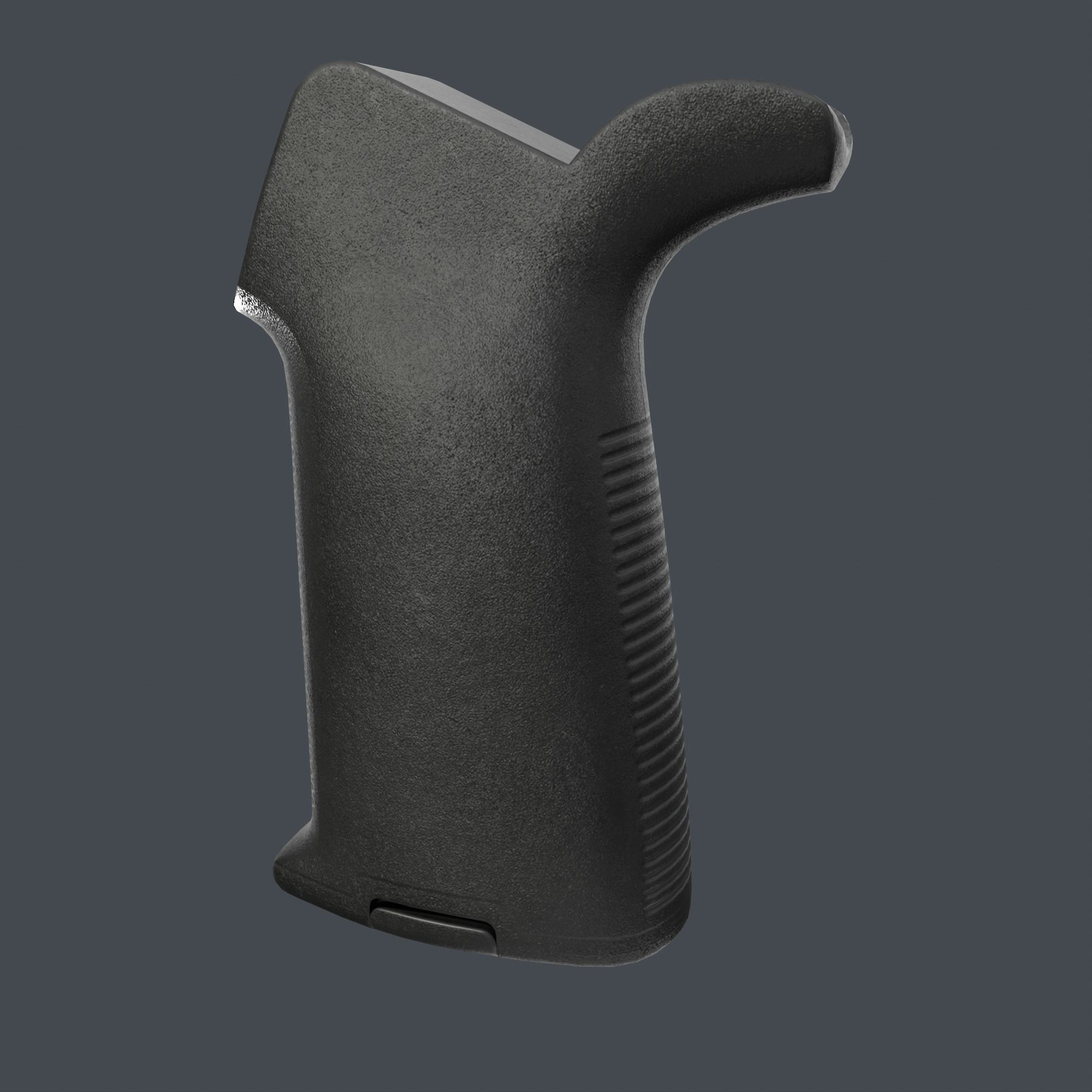 Magpul moe grip Low-poly 3D model_19