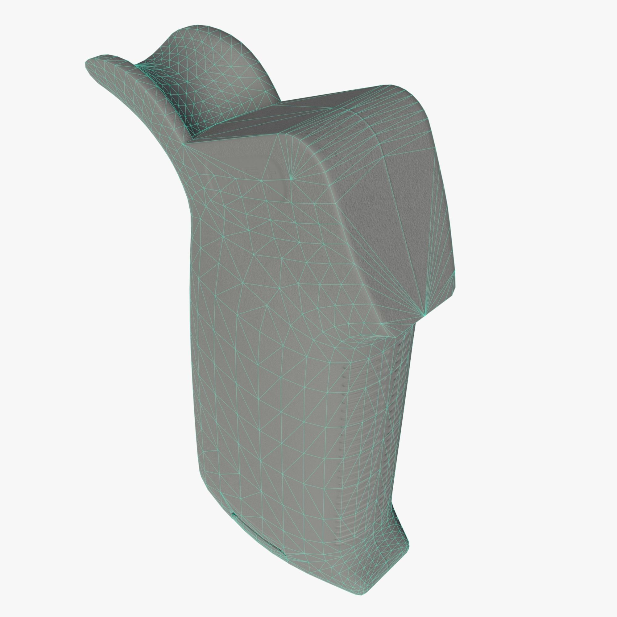 Magpul moe grip Low-poly 3D model_33