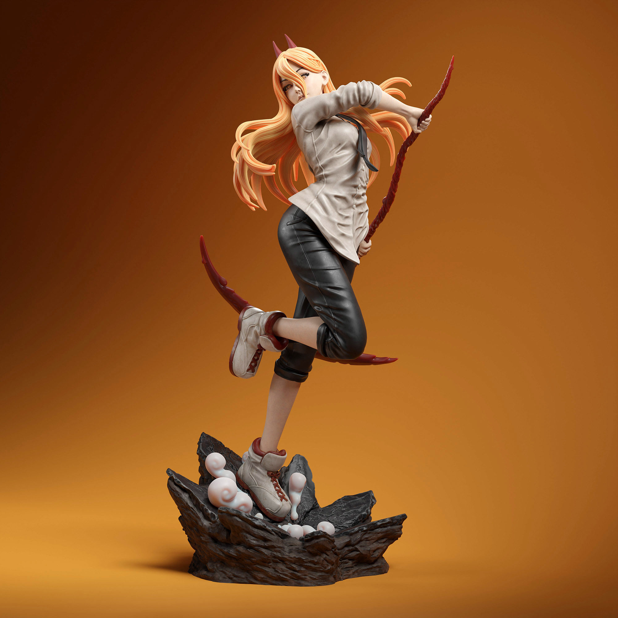 POWER CHAINSAW MAN 3D print model_2