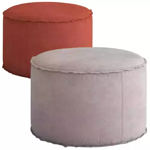 Home Republic Napier Round Ottoman