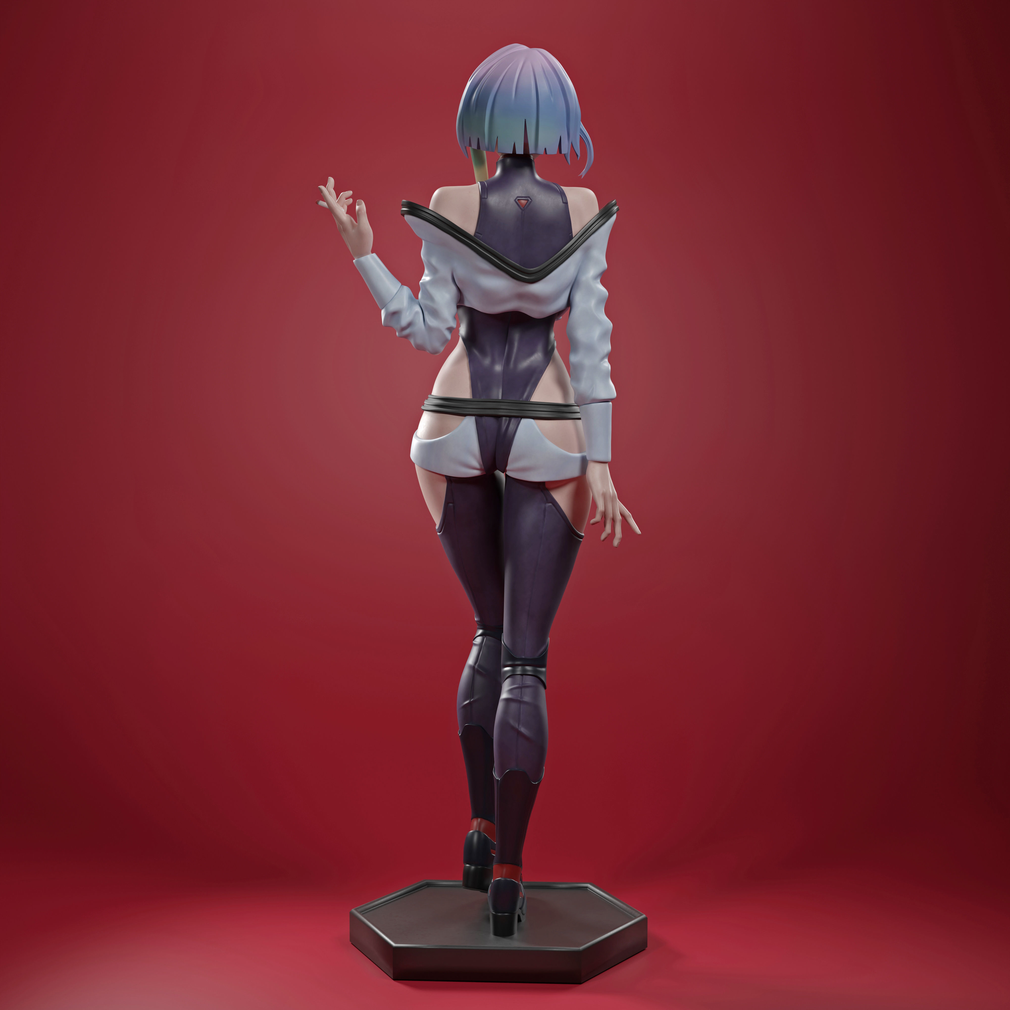 Lucy From Edgerunners 3D print model_2