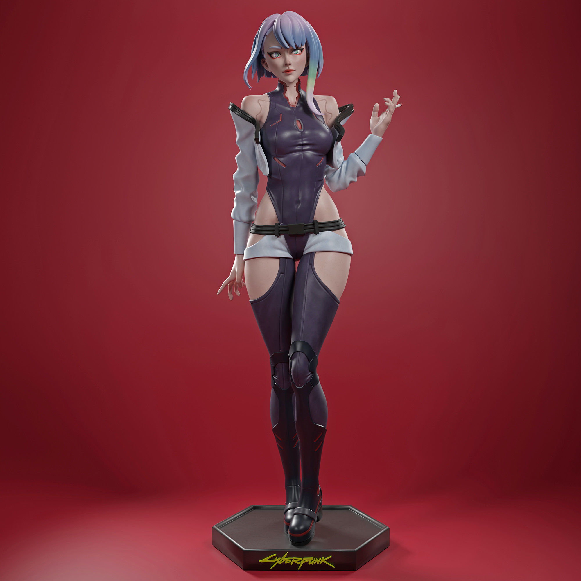 Lucy From Edgerunners 3D print model_1