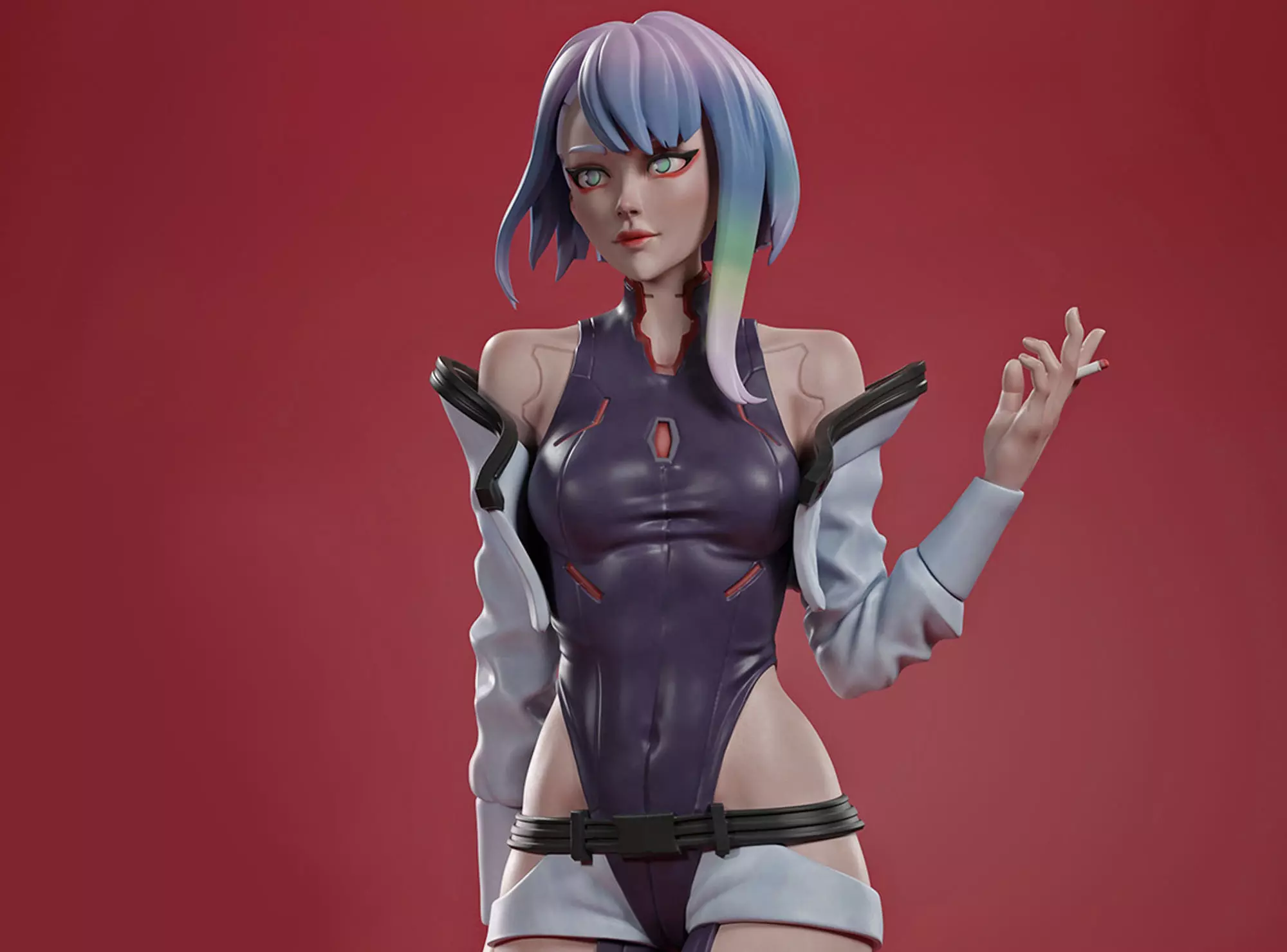 Lucy From Edgerunners 3D print model_0