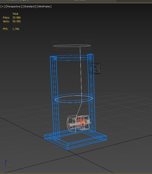 DIRECTIONAL FISH FEEDER CENTRIFUGAL SPREADER ROTARY AUTOMATIC 3D model_11