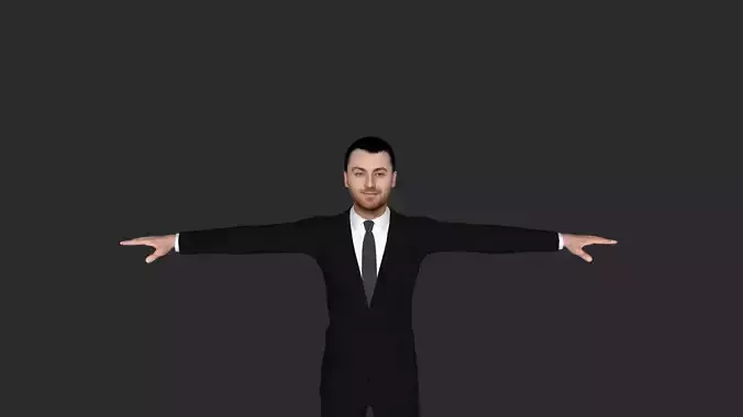 Sam Smith Hyper Realistic Full Body Rigged Character