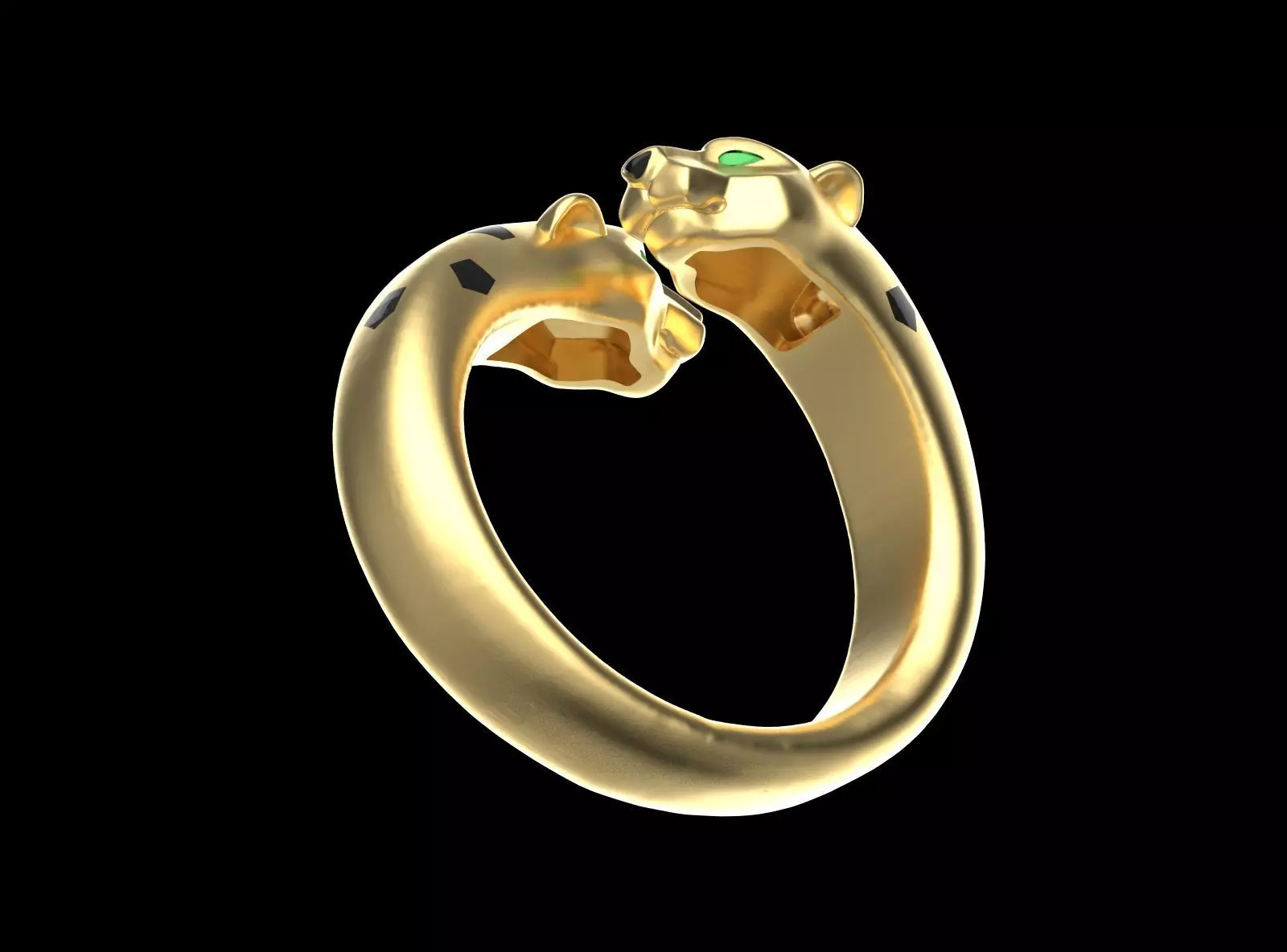 RING PANTHER 3D print model_9