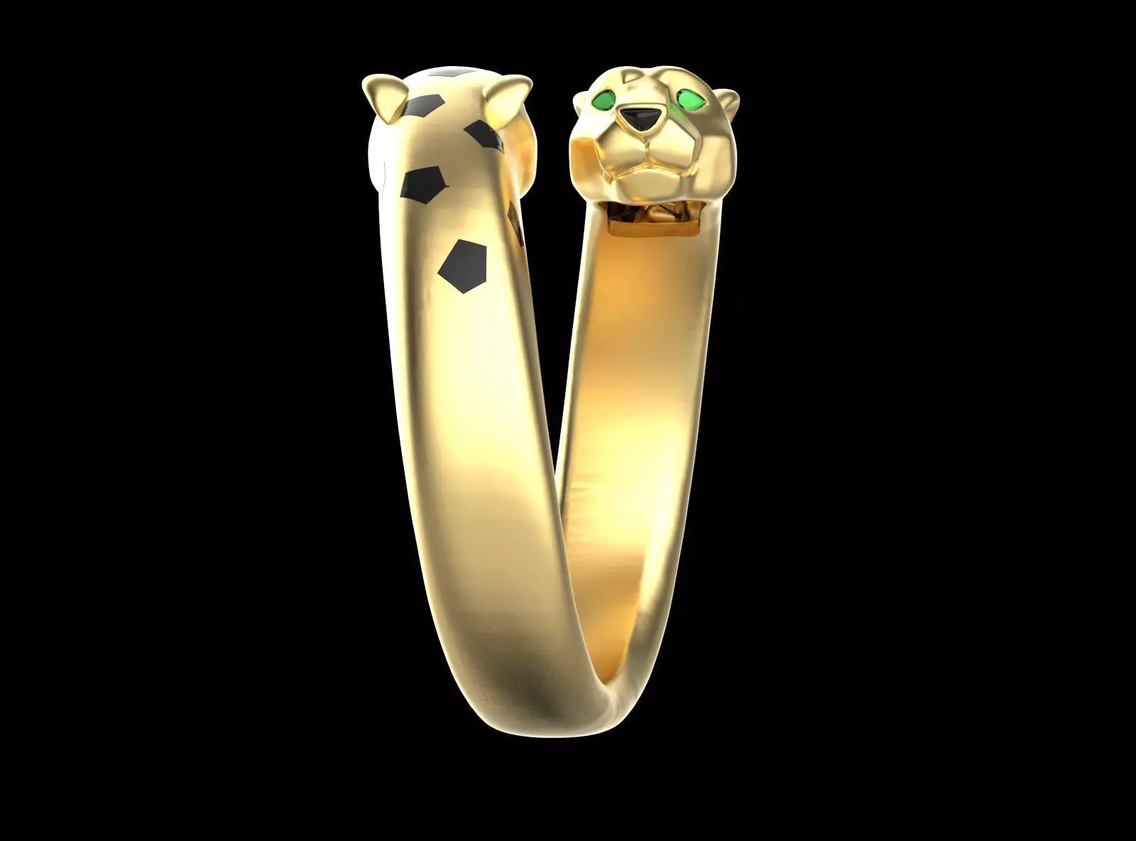 RING PANTHER 3D print model_12