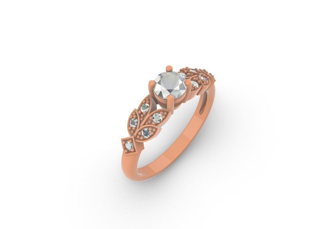 WEDDING RING 3D print model_6